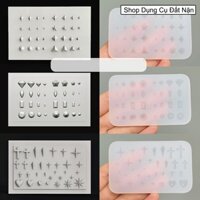 Khuôn silicon tạo hạt charm đất sét, resin uv làm trang trí mô hình đất sét