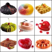 Khuôn silicone 32 Thiết Kế Hình Trái Tim Đám Mây Trang Trí Bánh Kem / Xà Phòng / Sô Cô La