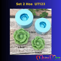 Khuôn Silicone 4D - UT123 - Set 2 Hoa TG105