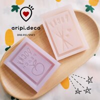 Khuôn silicone bánh que Pocky Đào /Nguyên liệu làm resin trang trí