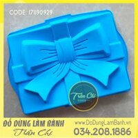 Khuôn silicone Gói quà nơ chữ nhật - LỚN