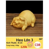 Khuôn silicone Hồng Phát tạo hình bánh trung thu, thạch rau câu con heo - C08