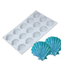 Khuôn Silicone Làm Bánh / Sô Cô La / Xà Phòng / Nến Sinh Nhật Hình Vỏ Sò