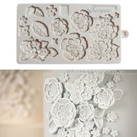 Khuôn silicone Làm Bánh Tạo Hình Bông Hoa Độc Đáo Tiện Dụng