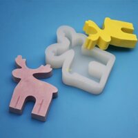 Khuôn silicone Làm Đồ Trang Trí Giáng Sinh Hình Tuần Lộc diy