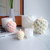 Khuôn Silicone Làm Nến / Xà Phòng Hình Quả Bóng / Bông Hoa DIY