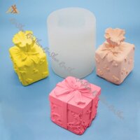 Khuôn Silicone Làm Quà Tặng Giáng Sinh / Hộp Quà / Khuôn Nến / Xà Phòng / Thức Ăn / Sản Phẩm Thủ Công Nghệ Thuật / Khuôn Làm Bánh / Sô Cô La / Khuôn Làm Bánh