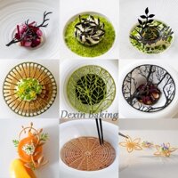 Khuôn silicone Tạo Hình Chiếc Lá Trang Trí Thực Phẩm Kiểu Phương Tây