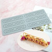 Khuôn Silicone Tạo Hình Trang Trí Bánh Kem Hình Lăng Kính 3D