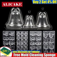 Khuôn Socola Polycarbonate Cho Ông Già Noel Khuôn Cho Socola Kẹo Khuôn Giáng Sinh Chuông Bánh Kẹo Nướng Bánh Ngọt Dụng Cụ