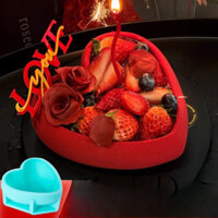 Khuôn Socola Tình Yêu Vỏ Rỗng Hình Trái Tim Mẫu Lễ Tình Nhân Mờ Khuôn Bánh Silicon