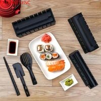 Khuôn Sushi RADIANTSYNC, Bộ Dụng Cụ Làm Sushi Nhật Bản Hình Tròn / Trái Tim, Di Động DIY Nhựa Cơm Bóng Khuôn Nhà Hàng