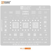 Khuôn Tạo Bóng MI13 BGA Cho Xiaomi Redmi 9 Note9 CPU PM6350 PM4250 SM7225 MT6769V MT6358VW PM7250B Wn3991 77040 78190 PA IC