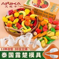 ☀☎☞Khuôn Tạo Hình Trái Cây 3d Ba Chiều enika Thai luchu☀10.20