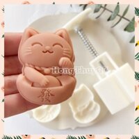 Khuôn Tết Mèo phát tài, cá chép Nhấn Lò Xo /13.41/ - HongThuyQ7