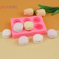 Khuôn thủ công đất sét Polymer D Khuôn silicon Macaron Dễ sử dụng và làm sạch