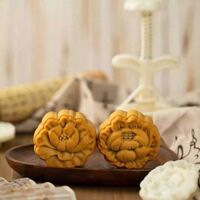 Khuôn trung thu 200g 2 mặt hoa
