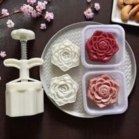 Khuôn trung thu lò xo 2 mặt 150g sen đá