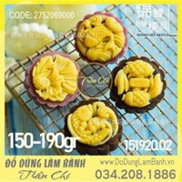 Khuôn TTLX 150-190gr - 04 mặt tròn CÁ (Cá, Đôi Cá TRUNG THU) (151920.02)