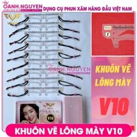 Khuôn Vẽ Lông Mày V10/ Khuôn Vẽ Lông Mày Tốt Nhất Dành Cho Thợ Phun Xăm