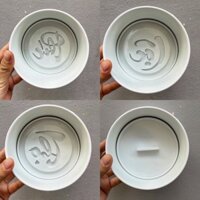 Khuôn xôi tạo hình chữ Phúc Lộc Thọ, Khuôn làm bánh chữ thư pháp 3D chất liệu nhựa chịu nhiệt