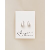 KHUYEN - Khuyên tai đường xoắn h.bẹt K3253