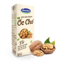 Khuyến mãi 4 hộp - Sữa đậu nành Vinamilk hạt Óc chó - 1 thùng 48 hộp