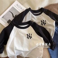 [Khuyến mãi] Áo thun dài tay Raglan in chữ cho bé trai