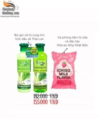 Khuyến mãi bộ tinh dầu sả và xà phòng tắm