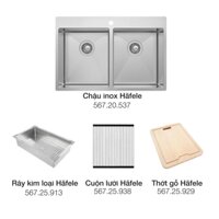Khuyến mãi Combo 1- Trọn bộ chậu inox Häfele HS20-SSN2S90 -567.20.577