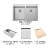 Khuyến mãi Combo 1- Trọn bộ chậu inox Häfele HS20-SSN2S90 -567.20.577