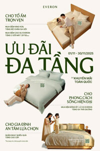 KHUYẾN MẠI CUỐI NĂM EVERON – CHO TOÀN BỘ CHĂN GA GỐI ĐỆM EVERON (THÁNG 11–12/2025)