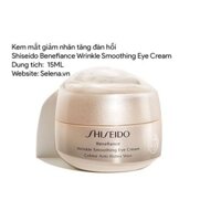 [KHUYẾN MÃI]  Kem mắt giảm nhăn tăng đàn hồi Shiseido Benefiance Wrinkle Smoothing Eye Cream 15ML