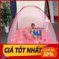 [KHUYẾN MÃI KHUNG] Màn chụp tự bung 1m4 x 2m Minh Long - HỒNG HOA