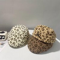 [Khuyến mãi] Mũ lưỡi trai in họa tiết da báo phong cách mới dành cho trẻ em Phiên bản Hàn Quốc Mũ nồi phù hợp phong cách cổ điển