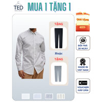 Khuyến Mại Mua 1 áo sơ mi nam Hidden Button-Down Collar tặng ngay 1 quần âu nam dáng Slimfit