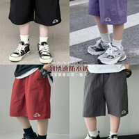 [Khuyến mãi] Quần crop đẹp trai mùa hè phong cách mới cho bé trai Đơn giản vừa lớn Quần short thể thao mỏng khô nhanh hào phóng