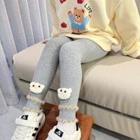 [Khuyến mãi] Quần legging phong cách mùa xuân thu thời trang thời trang phù hợp cho bé gái Quần legging phong cách mới