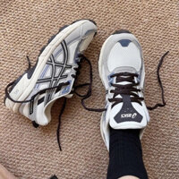 Khuyến mãi thời trang Giày chạy Asics Gel-Venture 6 cổ thấp thoáng khí trắng xám 1012B359-103 LEUK IUEL