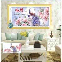 ❤KHUYẾN MÃI❤ Tranh đính đá Cha mẹ Y8161