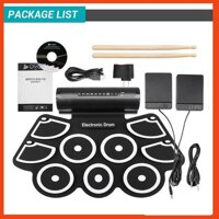 Khuyến mãi - Trống điện tử DRUM KIT Konix INow Portable MD760 - Hỗ Trợ Kết Nối Máy Tính