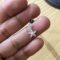 Khuyên mũi bạc chuẩn đính Sao 5 cánh