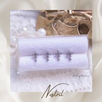 Khuyên mũi cao cấp hình đá sáng