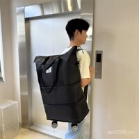 Khuyến nghị phổ biến Túi hành lý siêu lớn, dung tích lớn, túi hành lý, xách tay, Bánh xe đi công tác đường ngắn, lưu trữ, túi du lịch, ròng rọc, tất cả phù hợp