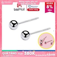 Khuyên nụ cá tính khuyên tai bạc S925 dáng đinh nụ 3MM - B2546 - Bảo Ngọc Jewelry