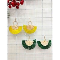Khuyên quạt nan - Khuyên tai boho