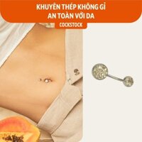Khuyên rốn cầu đá Belly Button Blink Earring 2 CockStock