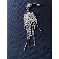 khuyên rốn đính đá