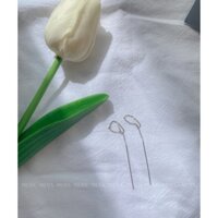 Khuyên tai bạc 925 silver MERA Almira Earrings, Bông tai tòng teng 3 cách đeo đơn giản, thanh lịch - MERA Acccessories ✨