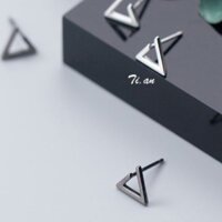 Khuyên tai bạc 925 Ti.an Accessories cho Nữ -  Khuyên tai hình tam giác không liền Triangle KT026